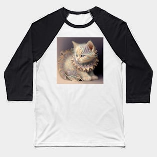 A Fractal Portrait of A Baby Kitten Baseball T-Shirt